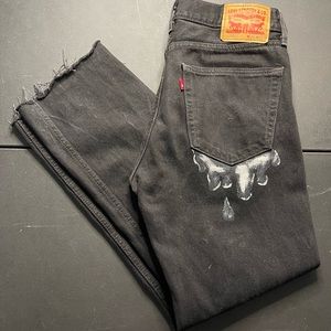 Black 32x34 Custom Levis